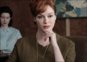 Mad Men's writers aren't sexist. The time period was. There wasn't even a word for the sexual harassment the character Joan experiences.